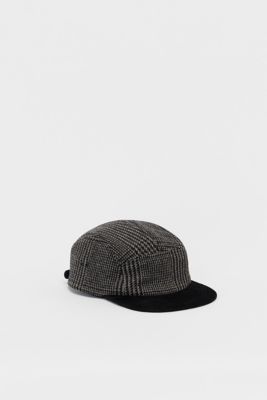 極美品 Hender Scheme ツイード スエード ジェットキャップ 黒×灰 極美品 Hender Scheme ツイード スエード ジェットキャップ 黒